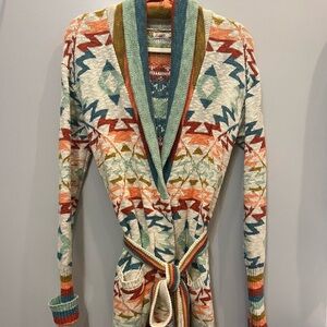 Faherty + B.Yellowtail Paloma Duster, XS Like New, Rare Colorway